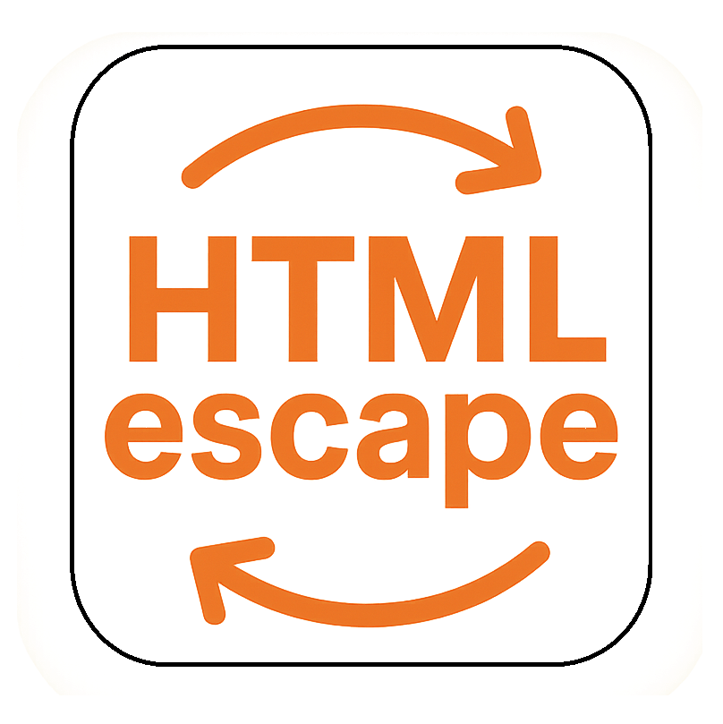 HTML Escape Unescape Icon